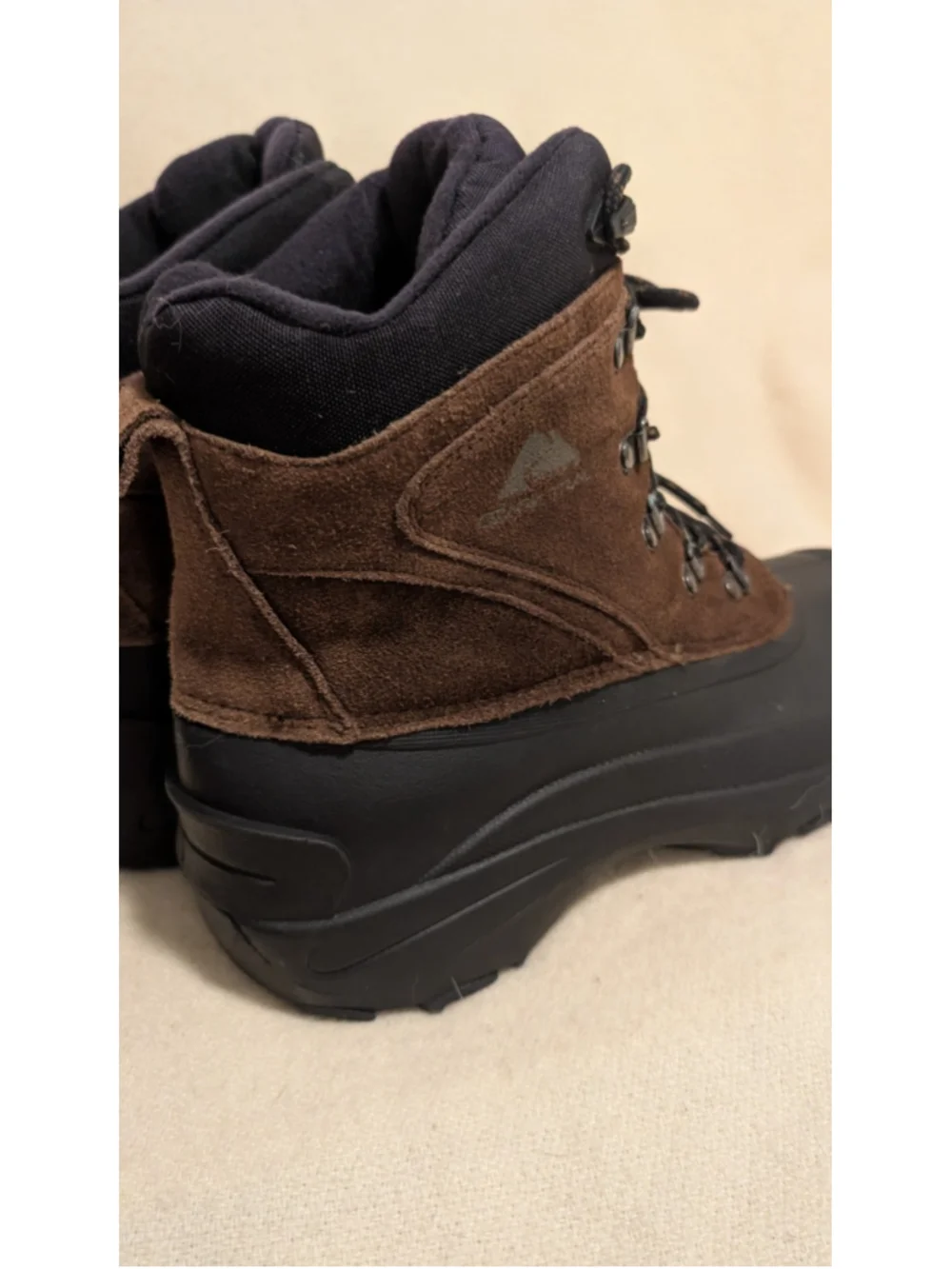 Ozark Trail Thinsulate Winter Pac Boots US Men's Size 11 Black Brown F127